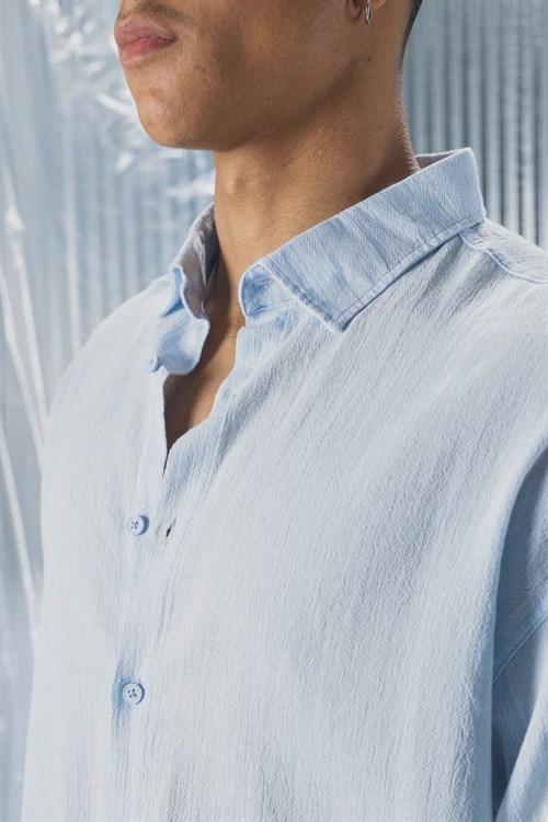 Wholesale Mens Blue Shirt