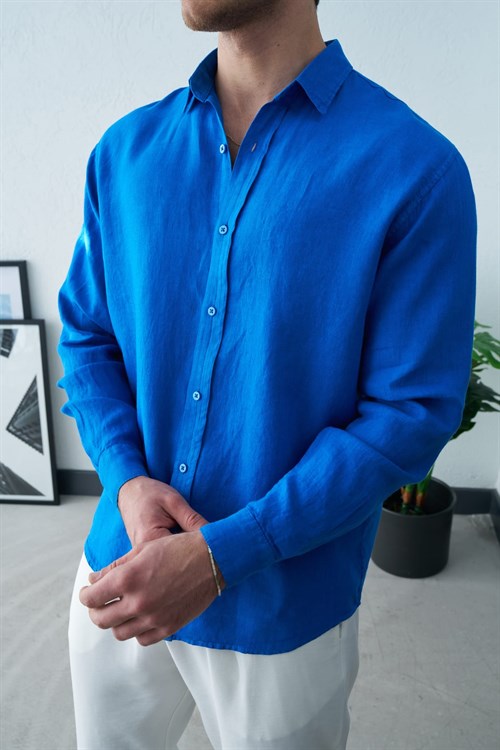 Wholesale Mens Blue Shirt