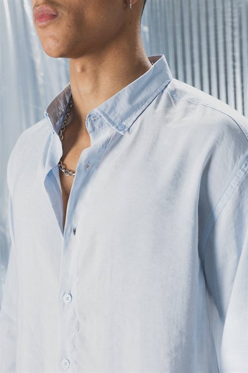 Wholesale Mens Blue Shirt
