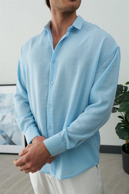 Wholesale Mens Blue Shirt