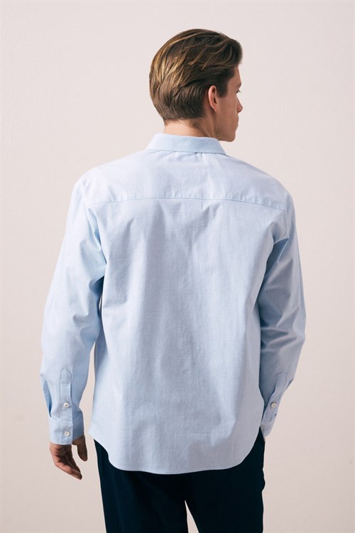 Wholesale Mens Blue Shirt