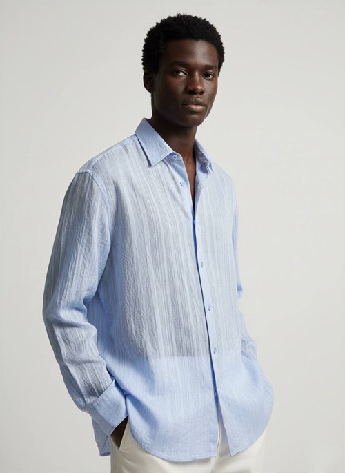 Wholesale Mens Blue Shirt