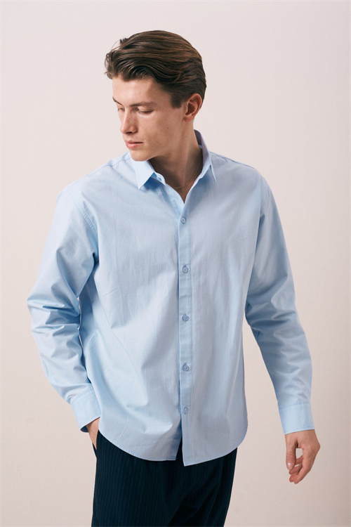Wholesale Mens Blue Shirt