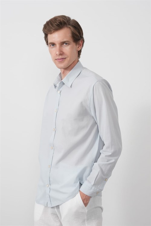 Wholesale Mens Blue Shirt