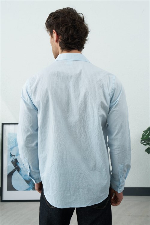 Wholesale Mens Blue Shirt