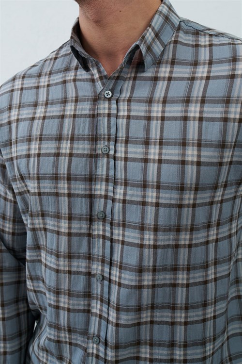 Wholesale Mens Blue Shirt