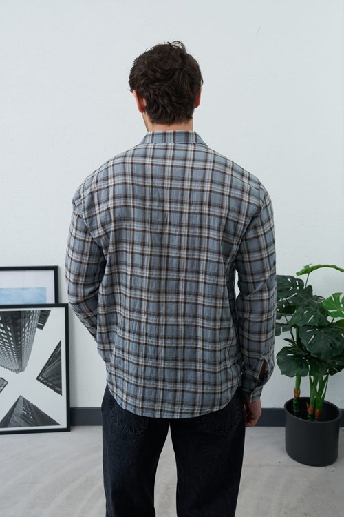 Wholesale Mens Blue Shirt