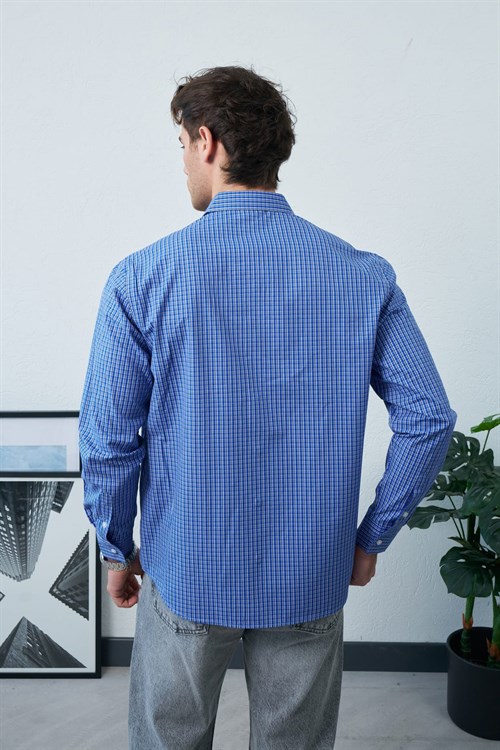 Wholesale Mens Blue Shirt