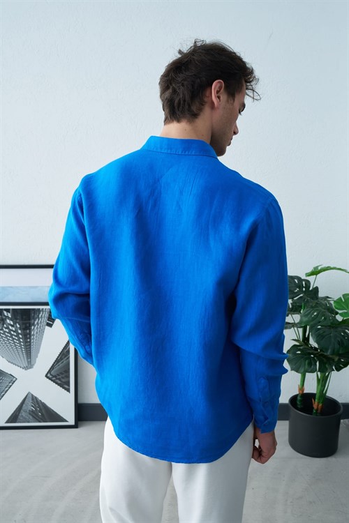 Wholesale Mens Blue Shirt