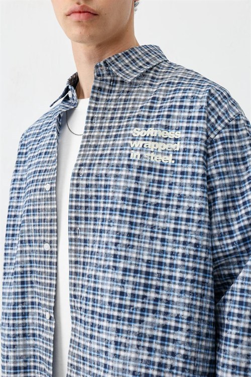 Wholesale Mens Blue Shirt