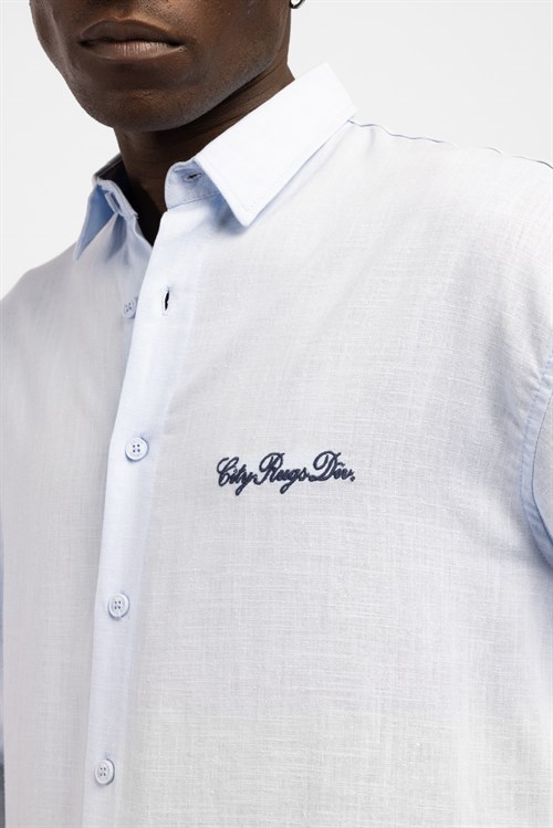 Wholesale Mens Blue Shirt