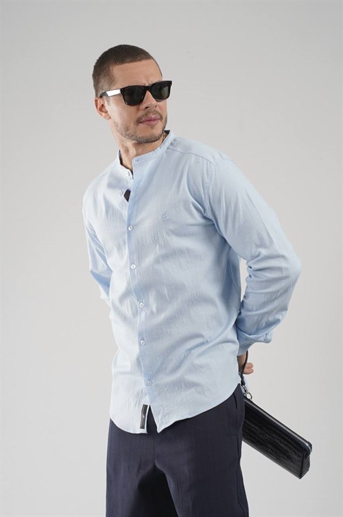 Wholesale Mens Blue Shirt