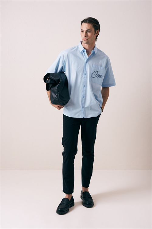 Wholesale Mens Blue Shirt