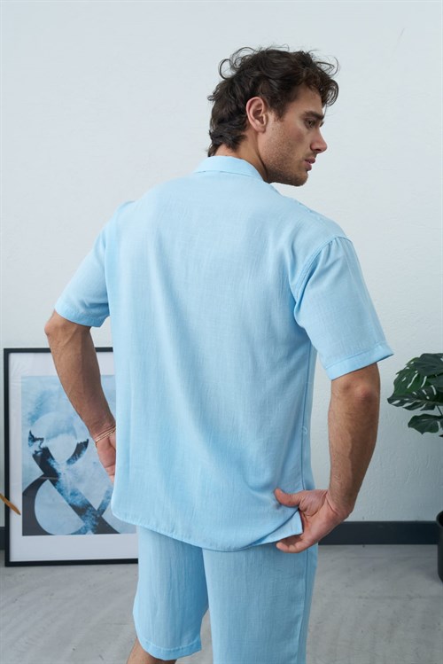 Wholesale Mens Blue Shirt