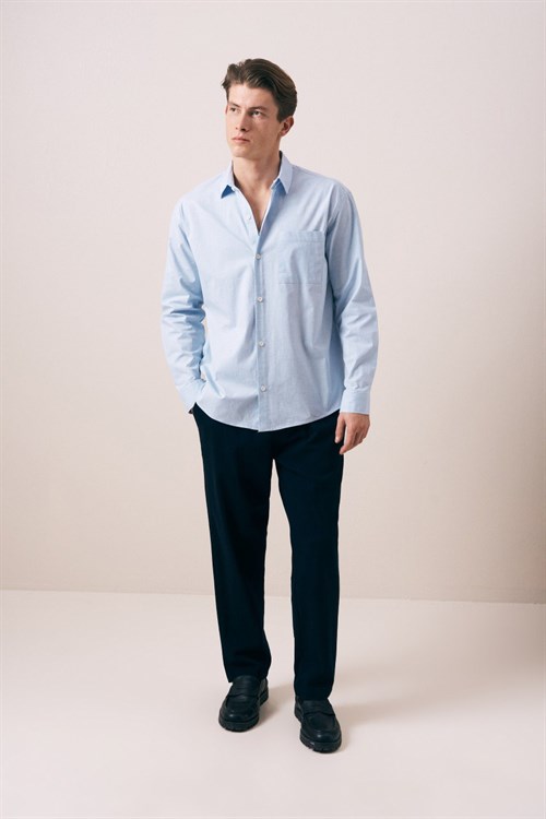 Wholesale Mens Blue Shirt