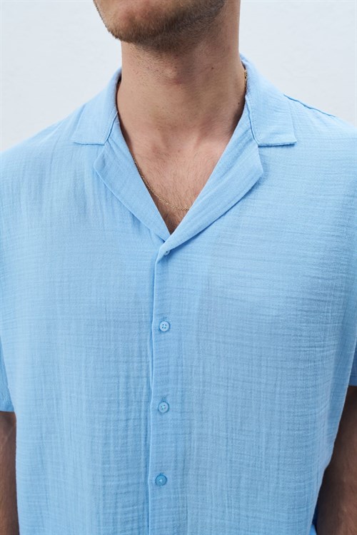 Wholesale Mens Blue Shirt
