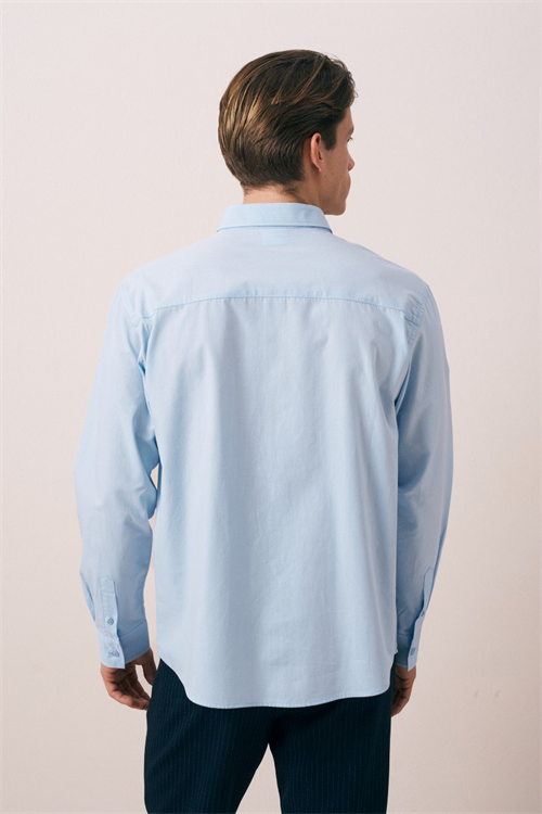 Wholesale Mens Blue Shirt