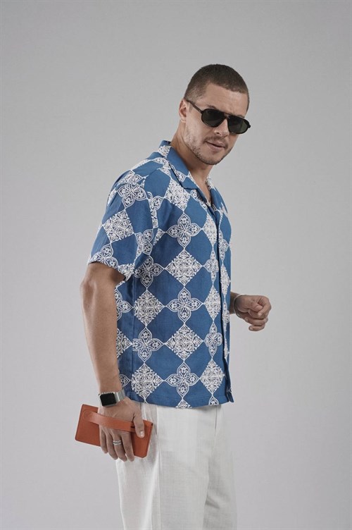 Wholesale Mens Blue Shirt