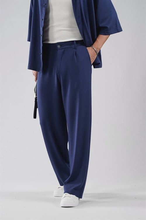 Wholesale Mens Blue Shirt and Pants Set