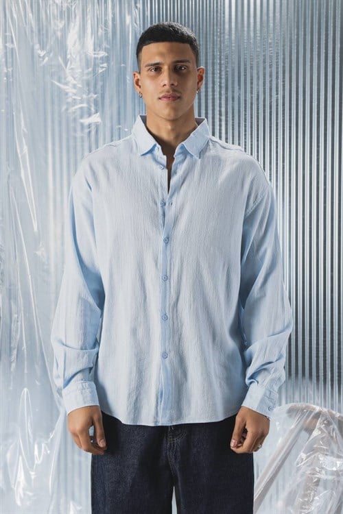 Wholesale Mens Blue Shirt