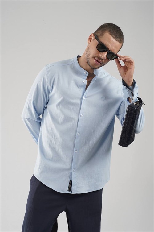 Wholesale Mens Blue Shirt