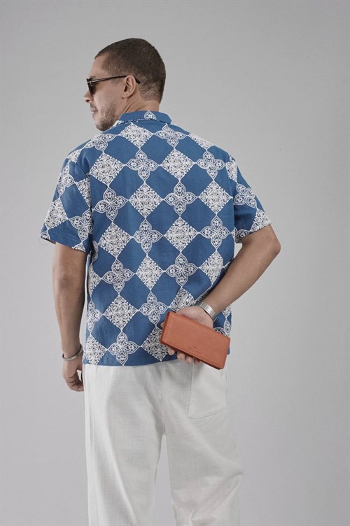 Wholesale Mens Blue Shirt