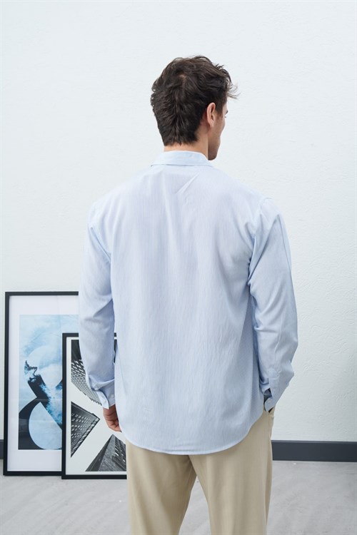 Wholesale Mens Blue Shirt