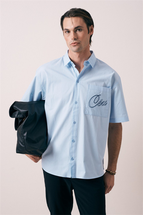 Wholesale Mens Blue Shirt