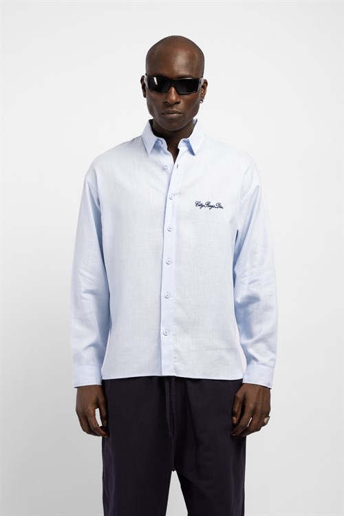 Wholesale Mens Blue Shirt