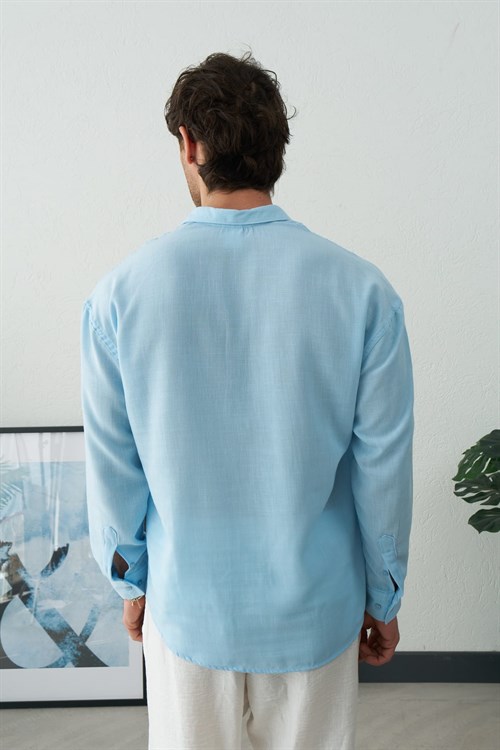 Wholesale Mens Blue Shirt