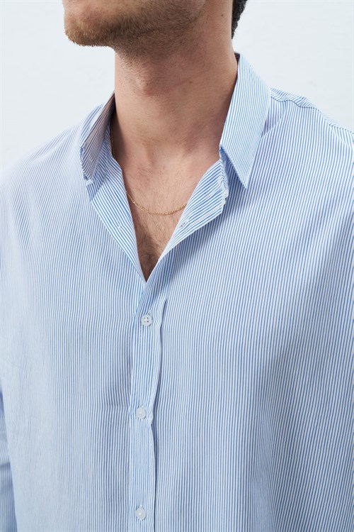 Wholesale Mens Blue Shirt