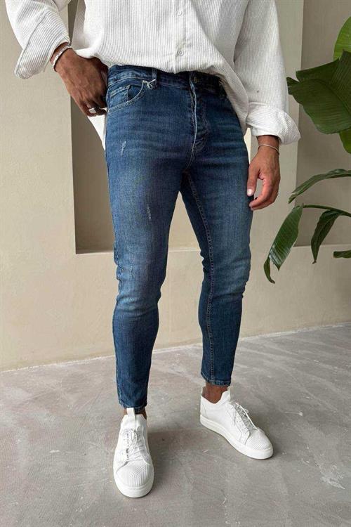 Wholesale Mens Blue Slim Fit Jeans