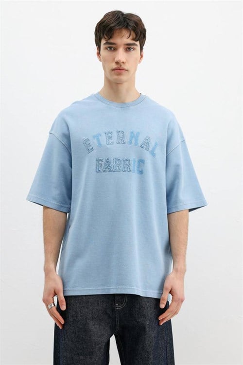 Wholesale Mens Blue T-Shirt