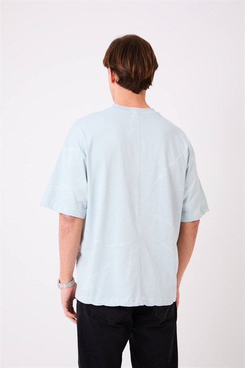 Wholesale Mens Blue T-Shirt 