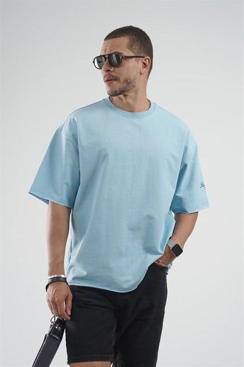 Wholesale Mens Blue T-Shirt