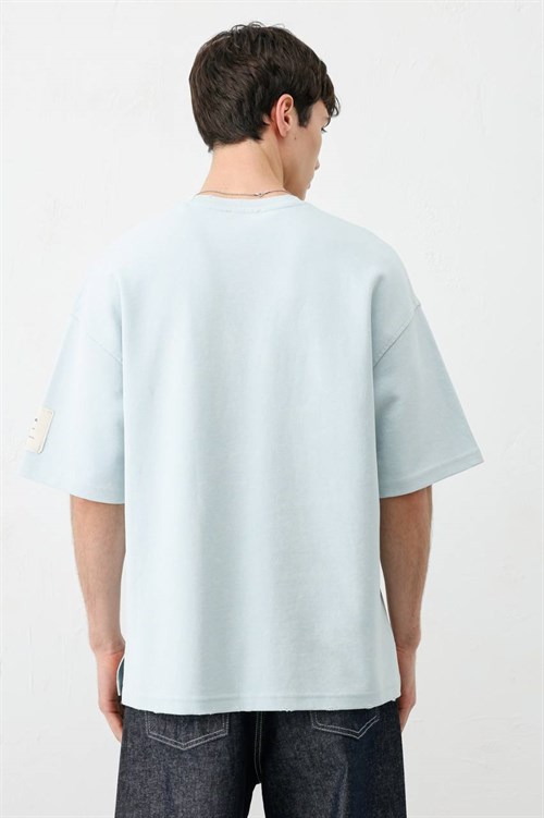 Wholesale Mens Blue T-Shirt