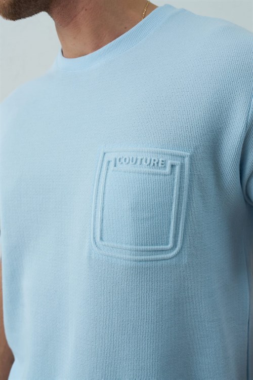 Wholesale Mens Blue T-Shirt