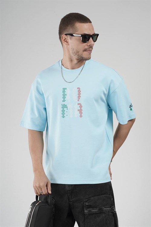 Wholesale Mens Blue T-Shirt