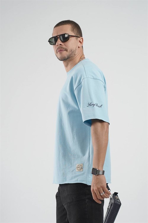 Wholesale Mens Blue T-Shirt