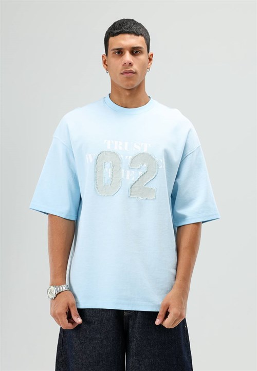 Wholesale Mens Blue T-Shirt