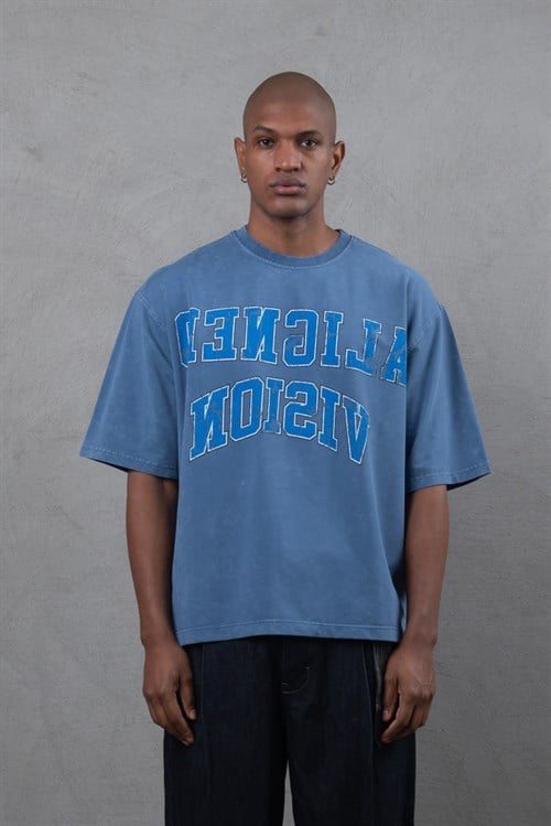 Wholesale Mens Blue T-Shirt