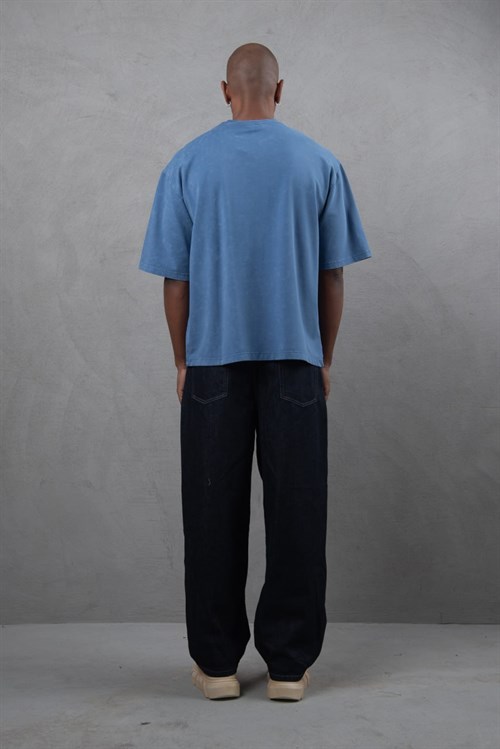 Wholesale Mens Blue T-Shirt