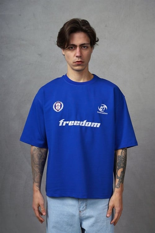 Wholesale Mens Blue T-Shirt