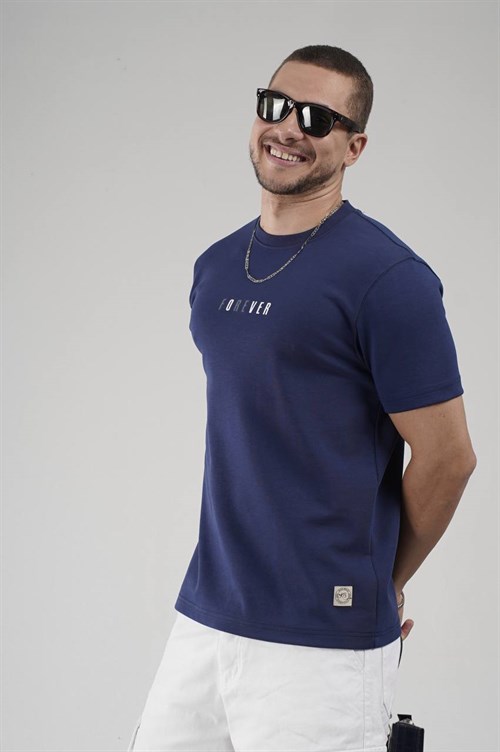Wholesale Mens Blue T-Shirt