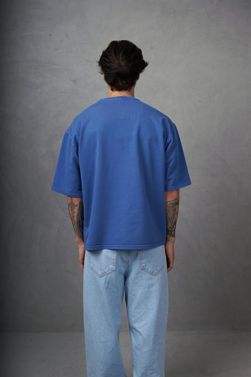 Wholesale Mens Blue T-Shirt