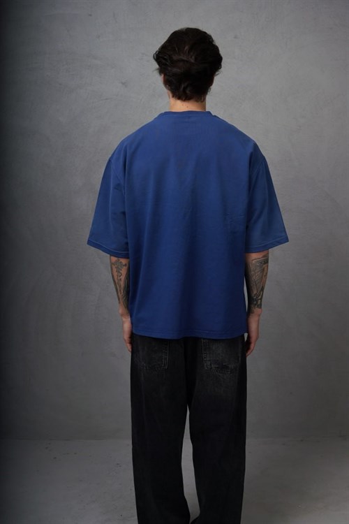 Wholesale Mens Blue T-Shirt