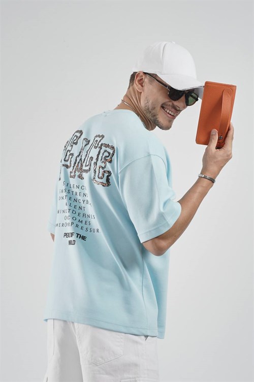 Wholesale Mens Blue T-Shirt