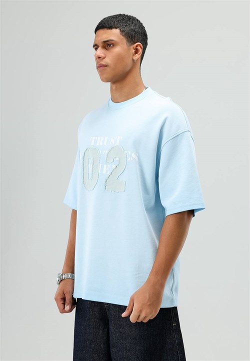 Wholesale Mens Blue T-Shirt