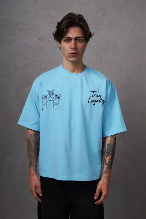 Wholesale Mens Blue T-Shirt