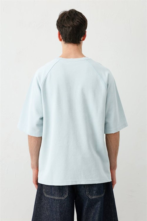 Wholesale Mens Blue T-Shirt